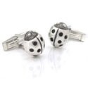 Sterling Ladybug Cufflinks