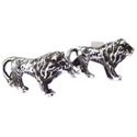 Sterling Lion Cufflinks