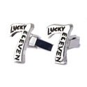 Sterling Lucky 7 Cufflinks