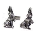 Sterling Rabbit Cufflinks