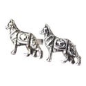 Sterling Service Dog Cufflinks