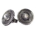 Sterling Sombrero Cufflinks
