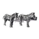 Sterling Zebra Cufflinks