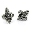 Ornate Fleur Di Lis Cufflinks