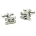Movie Ticket Cufflinks