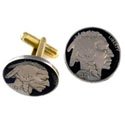 Old Buffalo Nickel Cufflinks (U.S.A)