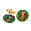 Ireland's Harp Coin Cufflinks