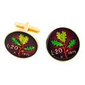 Italy's Leaf Cuff Links