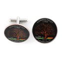 Connecticut Quarter Cufflinks