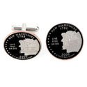New Hampshire Quarter Cufflinks