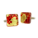 Sangue E Oro Murano Glass Cufflinks