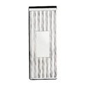 Silver Etched Engraved Money Clip