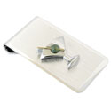 Jade Olive Martini Money Clip