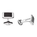 Chocolate Leather Cufflinks