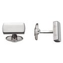 Sterling  Line Edge Cufflinks