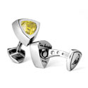 Yellow Scudo Cufflinks