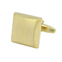 Gold Square Engravable Cufflinks