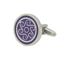 Purple Swirls Cufflinks