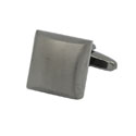 Gunmetal Square Engravable Cufflinks