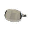 Round Rectangular Engravable Cufflinks