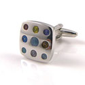 Multi-Colored Polka Dot Cufflinks