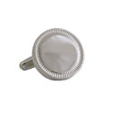 Round Rim Engravable Cufflinks