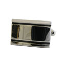 Double Striped Engravable Cufflinks