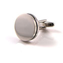 Black Rim Engraved Cufflinks