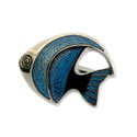 Blue Fish Cufflinks