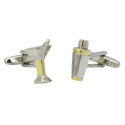 Martini Glass & Shaker Cufflinks