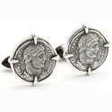 Roman Coin Cufflinks