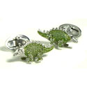 Wagging Dinosaur Cufflinks