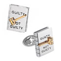 Guilty or Not Guilty Cufflinks