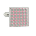 Pink Polka Dot Cufflinks