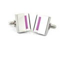 Purple Lucite Cufflinks