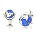 Spinning Globe Stud Set