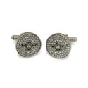Crystals With Bee Cufflinks