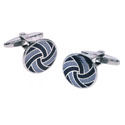 Blue Pinwheel Cufflinks