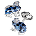Blue Frog Prince Cufflinks