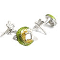 Salmon and Dragon Fly  Cufflinks
