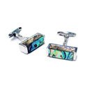 Abalone Cross-Section Cufflinks