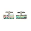 Paua Bar Cufflinks