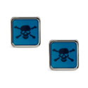 Blue Skull Cufflinks