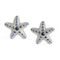 Blue Starfish Cufflinks