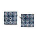 Blue Tesselated Cufflinks