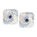 Blue Whirl Cufflinks