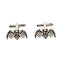 Crystal Bat Cufflinks