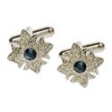 Crystal Garter Star Cufflinks
