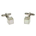 Mother of Pearl Cube Cufflinks
