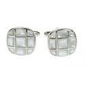 Mother of Pearl Button Back Cufflinks